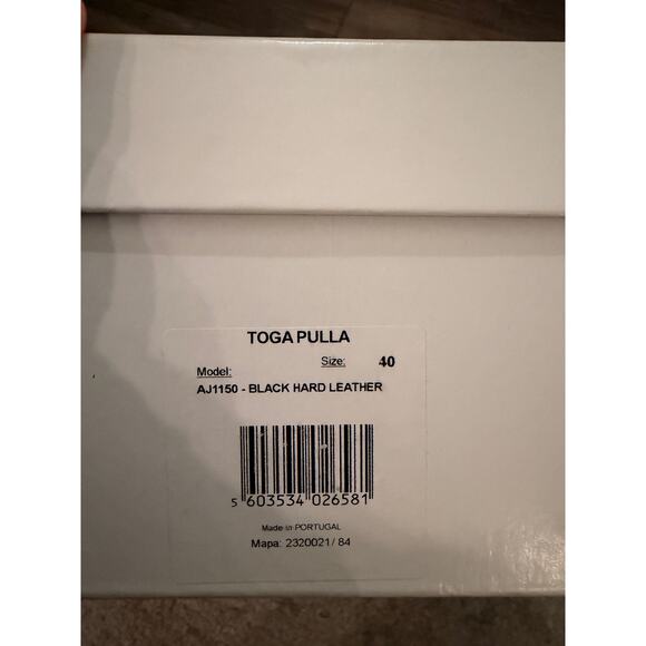 Toga Pulla Embellished Leather Boots Ankle Boots size 40 Black99 - Picture 6 of 7